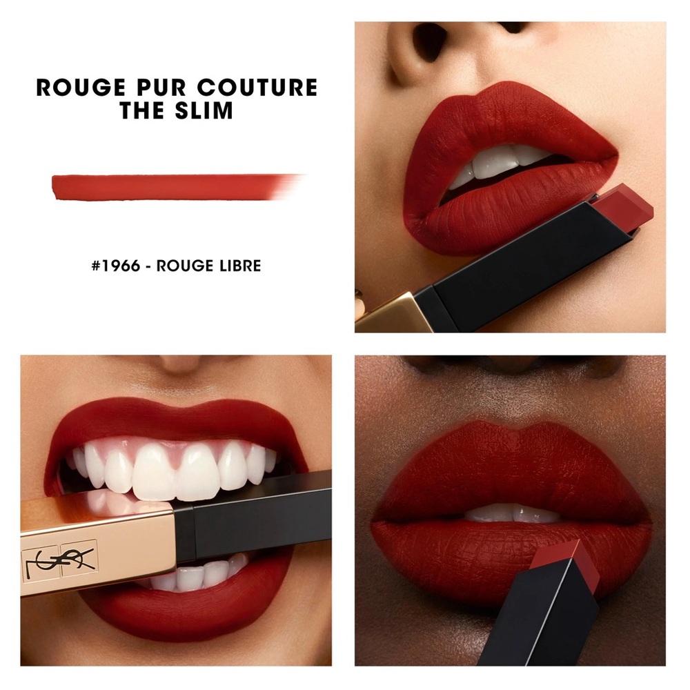 Yves Saint Laurent Rouge Pur Couture Lipstick - Rouge Libre - Picture 2 of 3